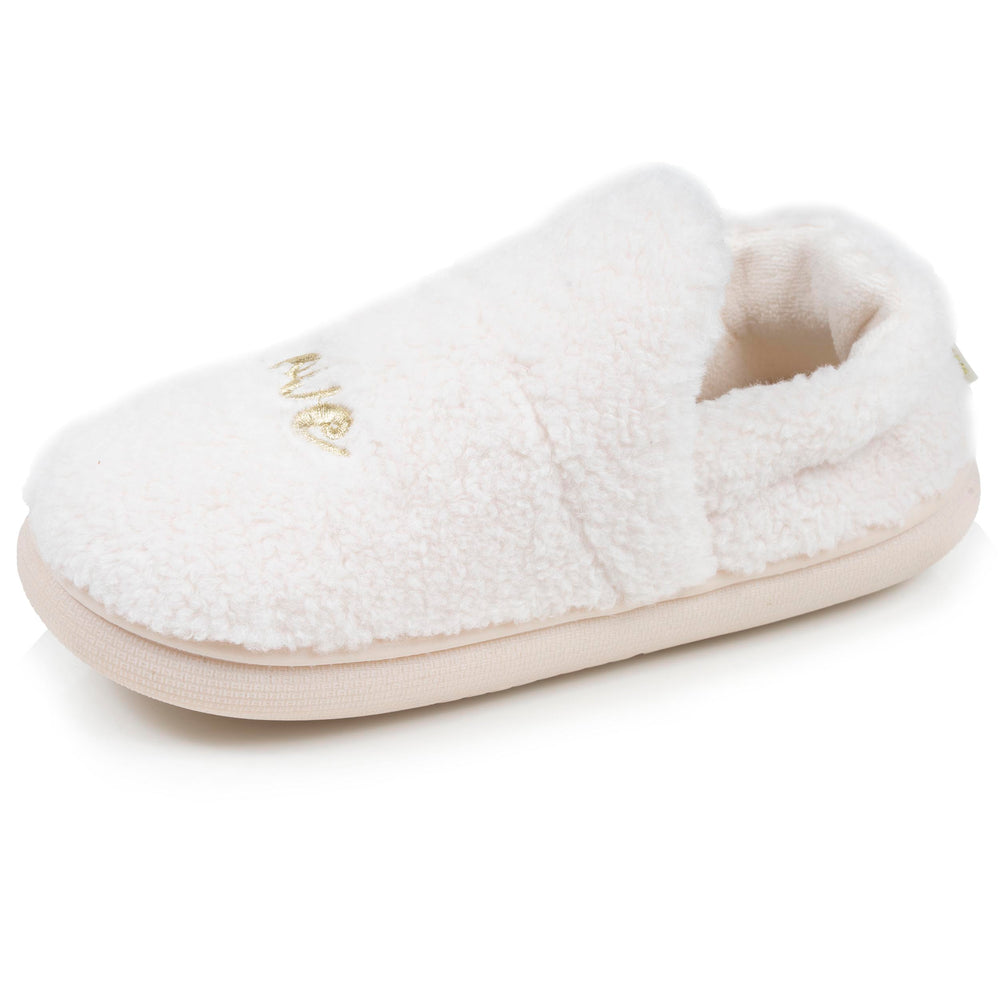 Chaussons slippers Femme BLOUP Ivoire - Isotoner