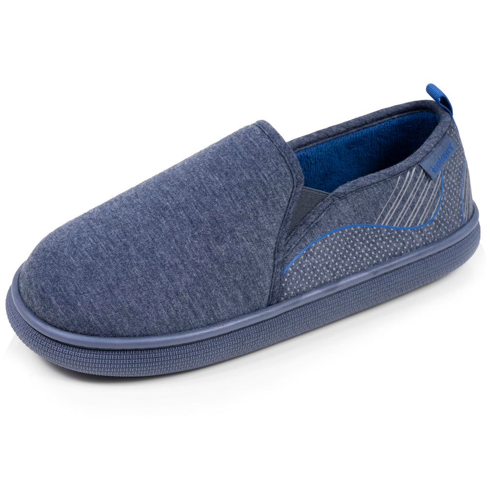 Chaussons slippers Homme BLOUP Marine - Isotoner