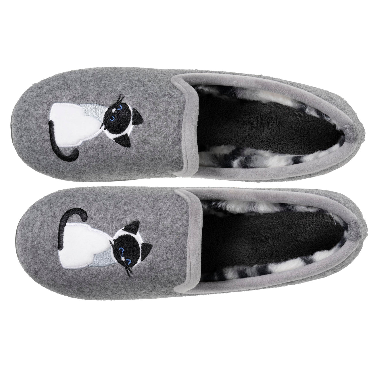 Chaussons slippers Femme Gris