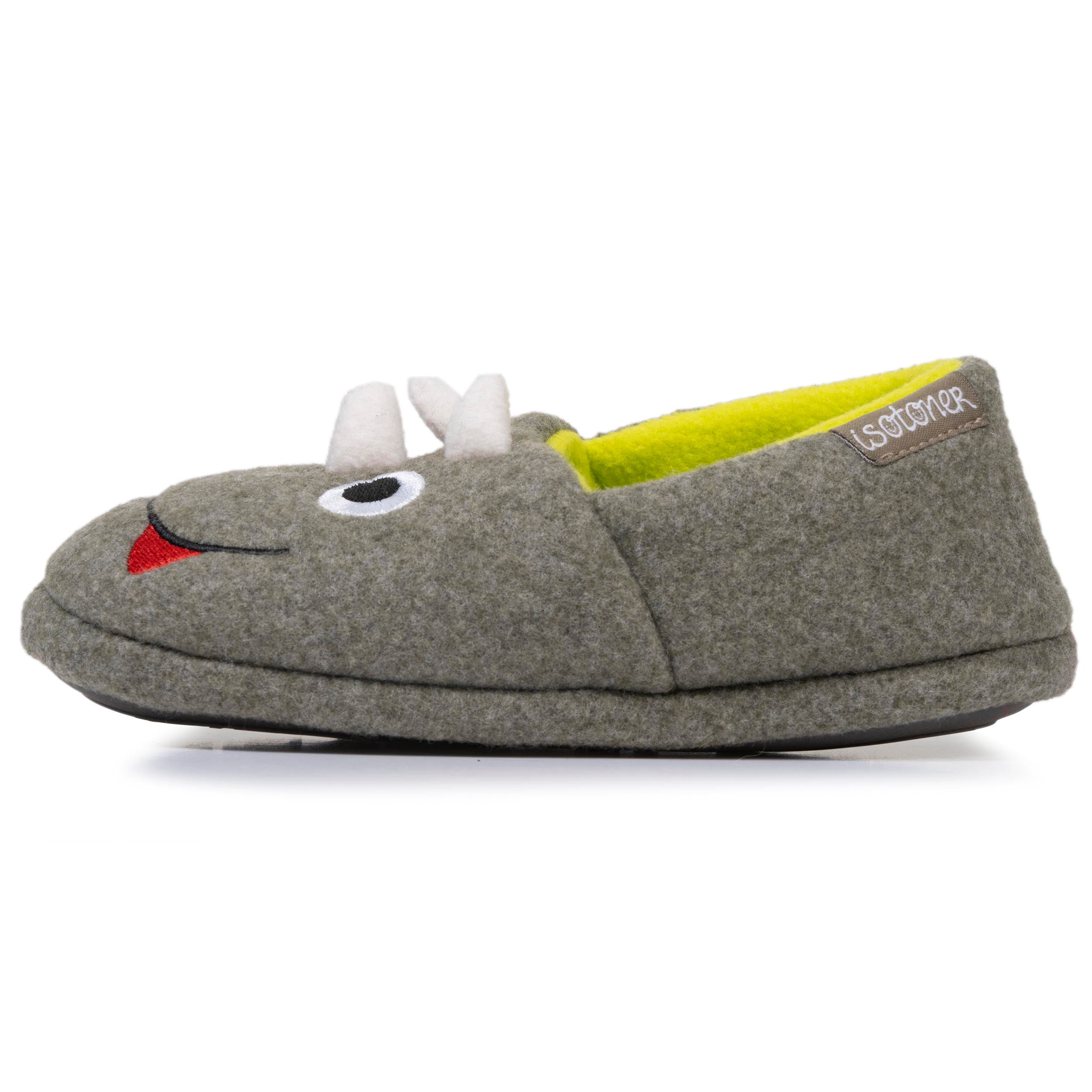 Chaussons D'hiver Pour Enfants - Design Dinosaure Mignon - Confort Et Chaleur Assurés - Pantoufles En Peluche Antidérapantes - Fille Et Garçon - 7