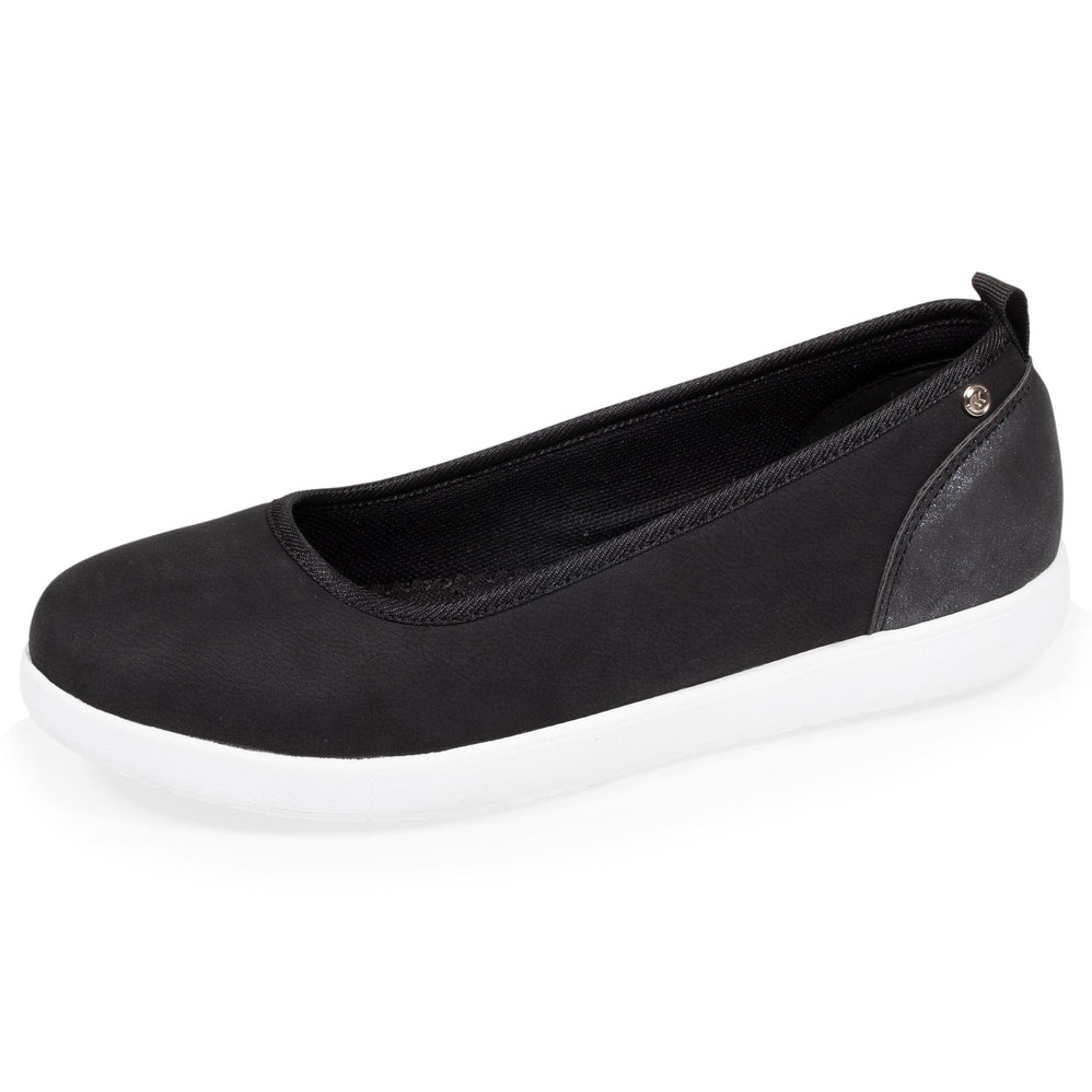 Ballerines Femme Slip-on confort Noir - Isotoner