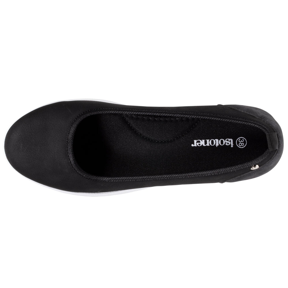 Ballerines Femme Slip-on confort Noir - Isotoner