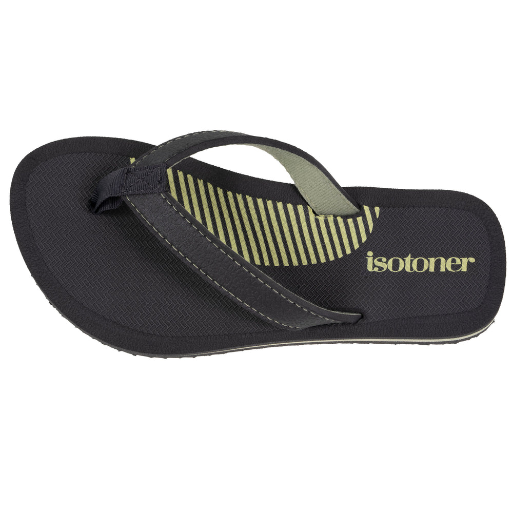 Chaussures Tongs Enfant confort Gris/Vert - Isotoner
