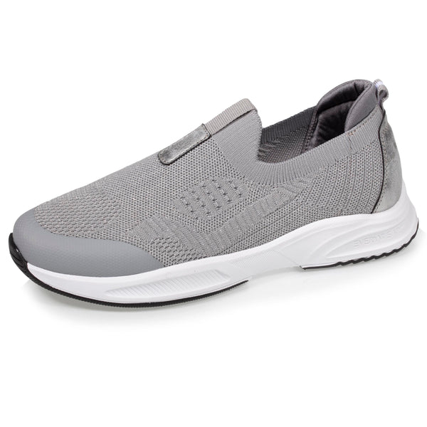 Chaussures basket Femme a enfiler Gris