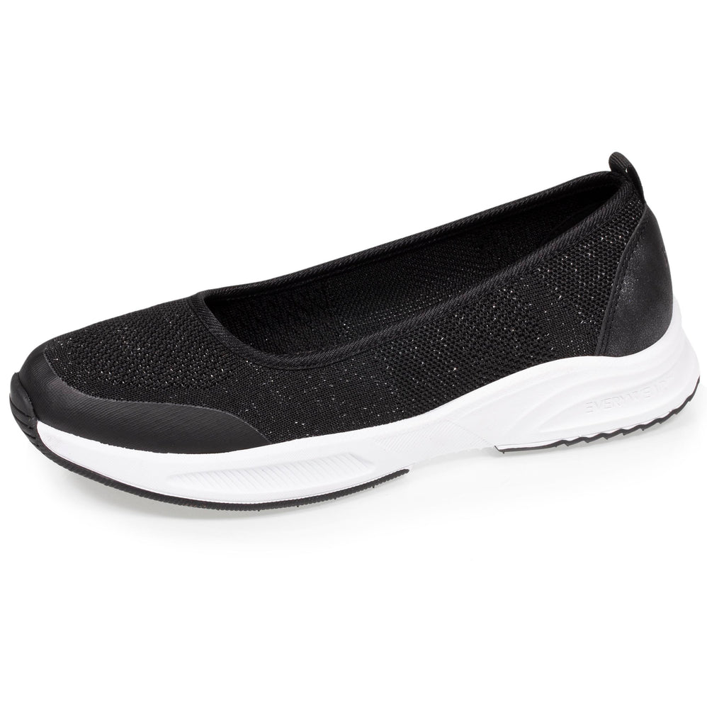 Ballerines Femme confort sport Noir - Isotoner