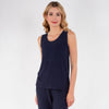 Débardeur Femme Gris chiné marine chiné - Isotoner