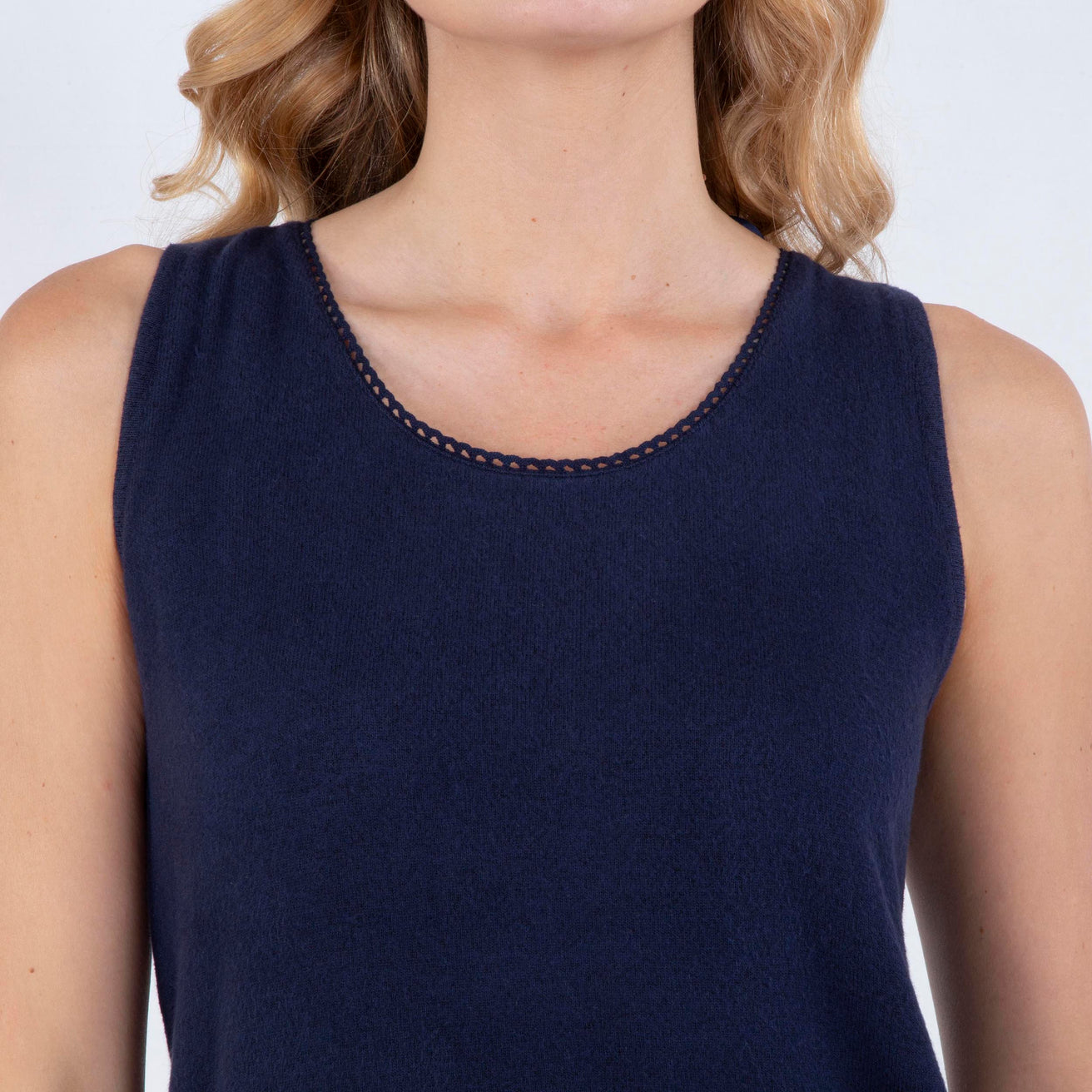 Bleu Marine Debardeur Femme Bretelle Reglable Debardeur Marine