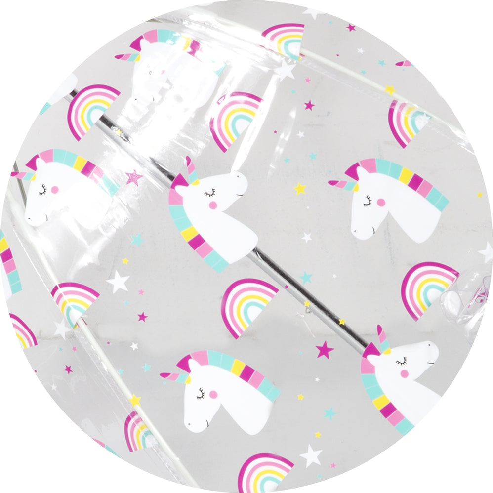 Parapluie Enfant transparent PVC/Licorne - Isotoner