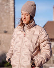 Doudoune Femme manches longues Beige