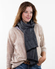 Écharpe Mixte Ultra-doux Motifs Noir