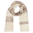 Écharpe Plaid Femme Soft Touch Crème