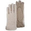 Gants Femme Sherpa Tactiles Beige