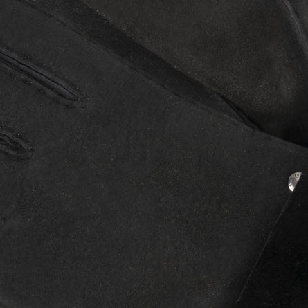 Gants Femme cuir/fourrure chaud Noir - Isotoner