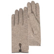Gants Femme tactiles en laine Beige