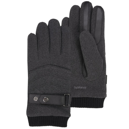 Gants Homme Gris tactiles - Isotoner
