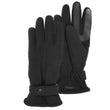 Gants Homme Noir polaire recyclée