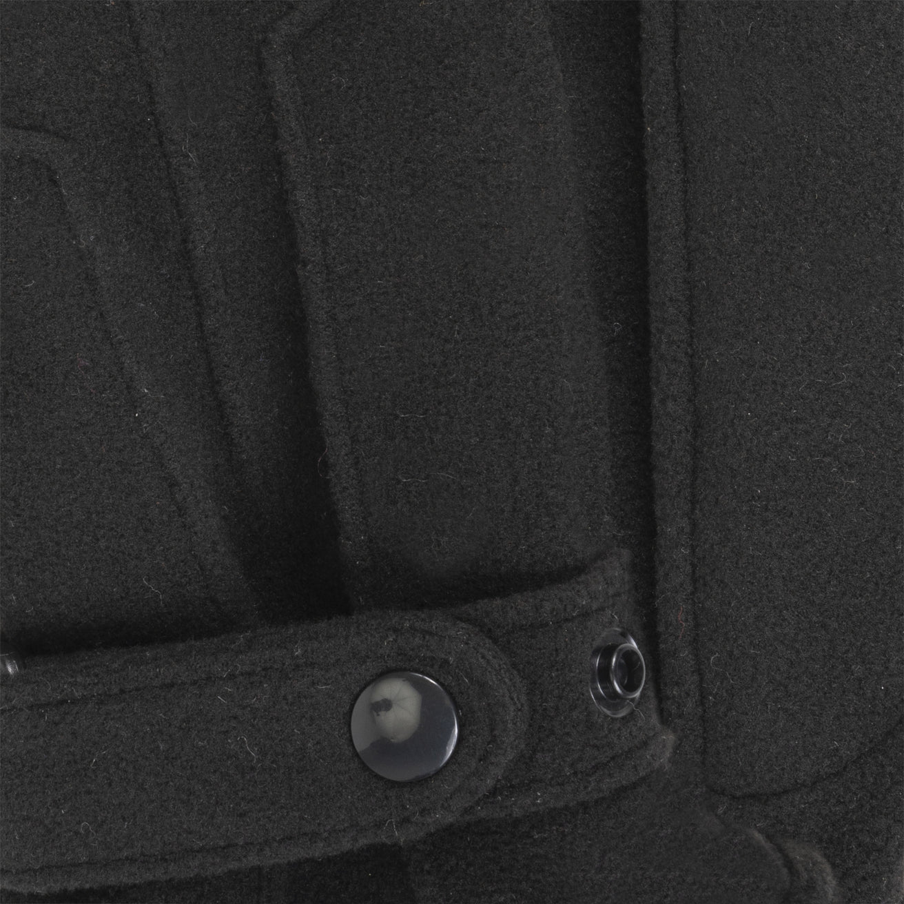 Gants Homme Noir polaire recyclée