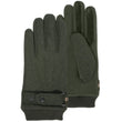 Gants Homme Tissu Microfibre Kaki