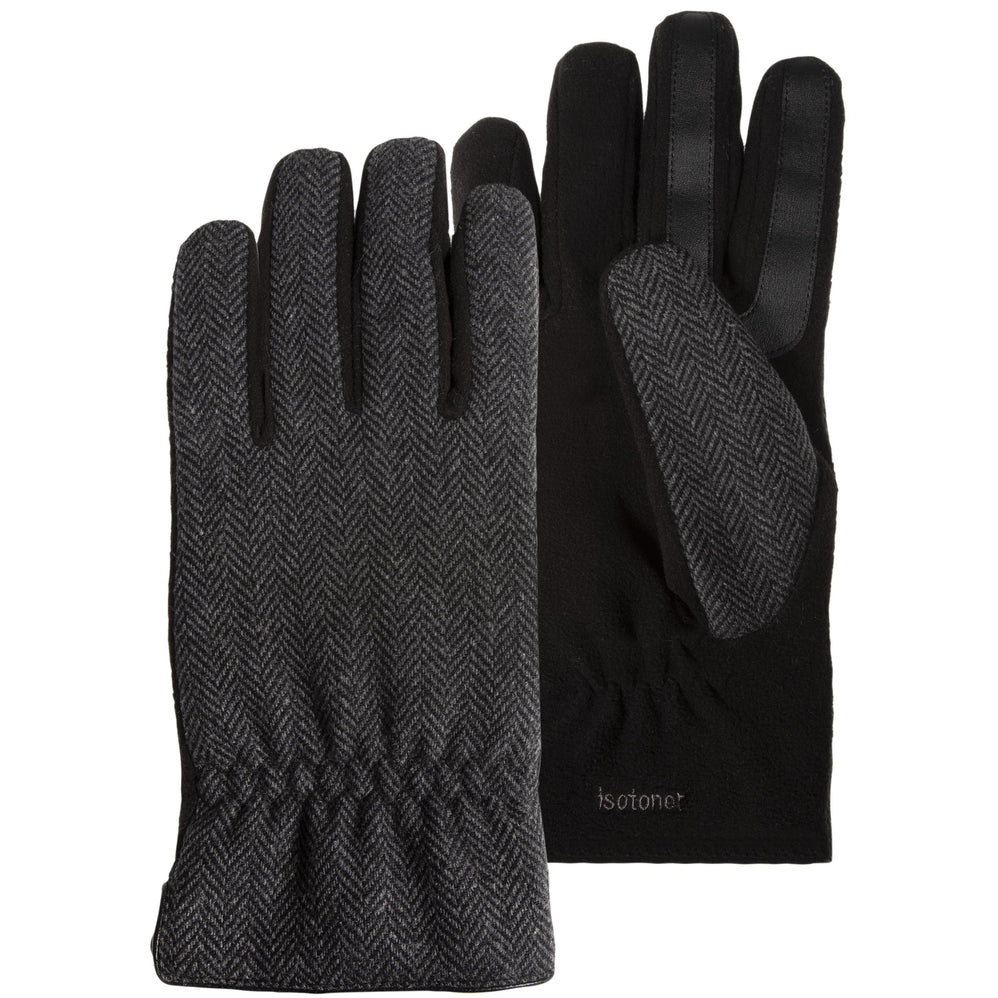 Gants Homme tactiles Chevrons - Isotoner