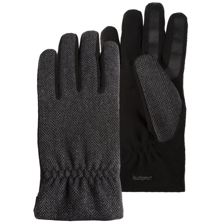Gants Homme tactiles Chevrons - Isotoner