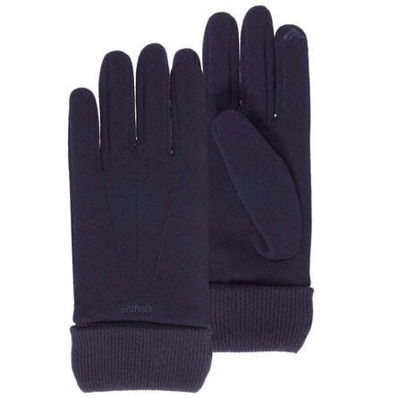 Gants Homme tactiles Marine tissu doux - Isotoner