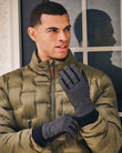 Gants Homme tactiles laine chevrons