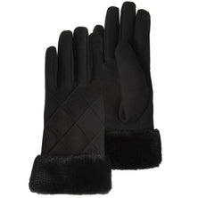 Isotoner Gants femme tactiles, chauds, doublés imitation fourrure, taille unique, TU, paprika