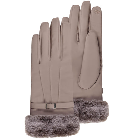 Gants Femme tactiles peau de pêche Beige - Isotoner