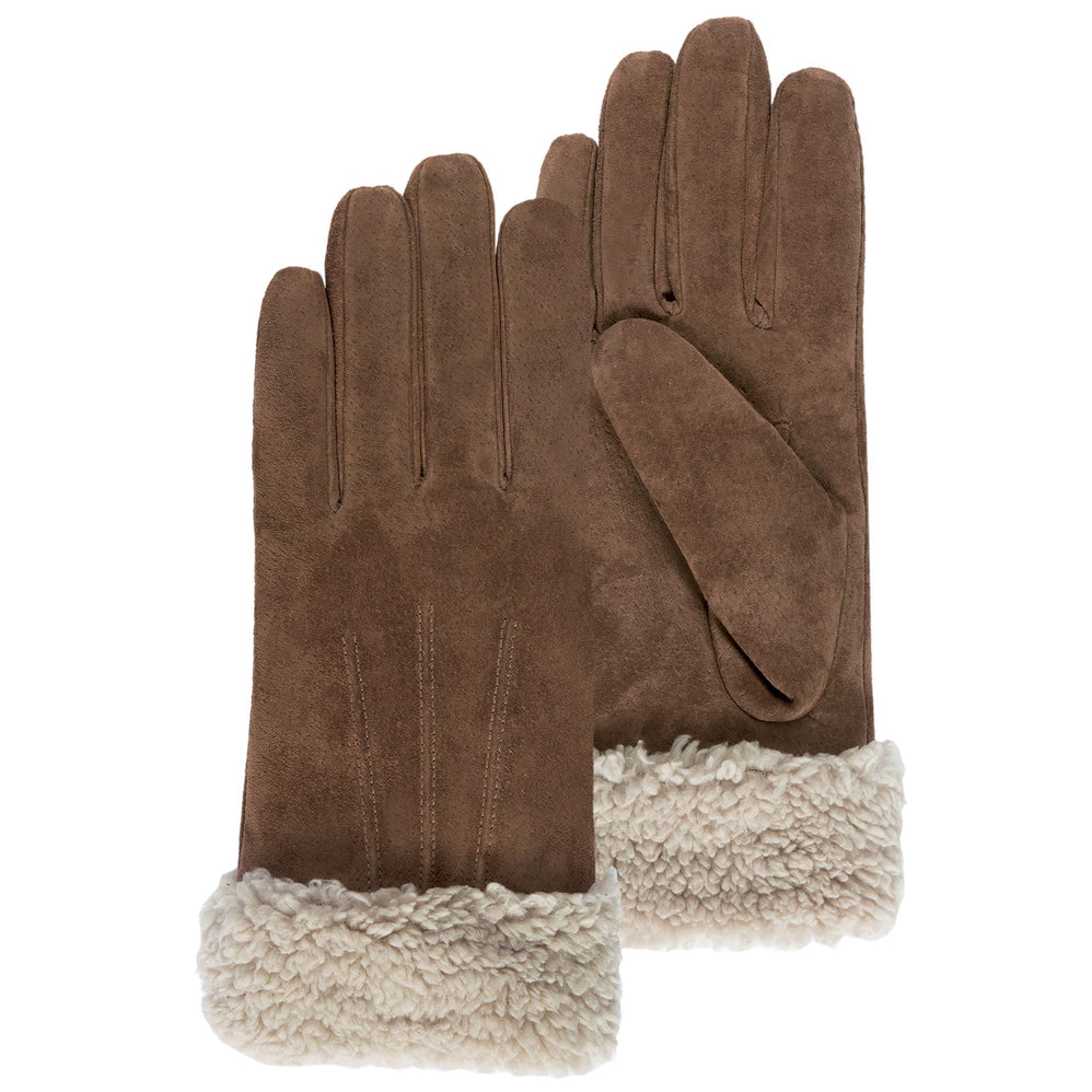 Gants Femme Cognac en cuir - Isotoner