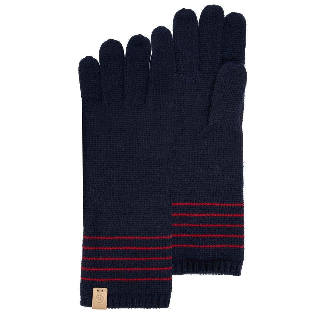 Gants longs à rayures Ultra-doux Marine - Isotoner