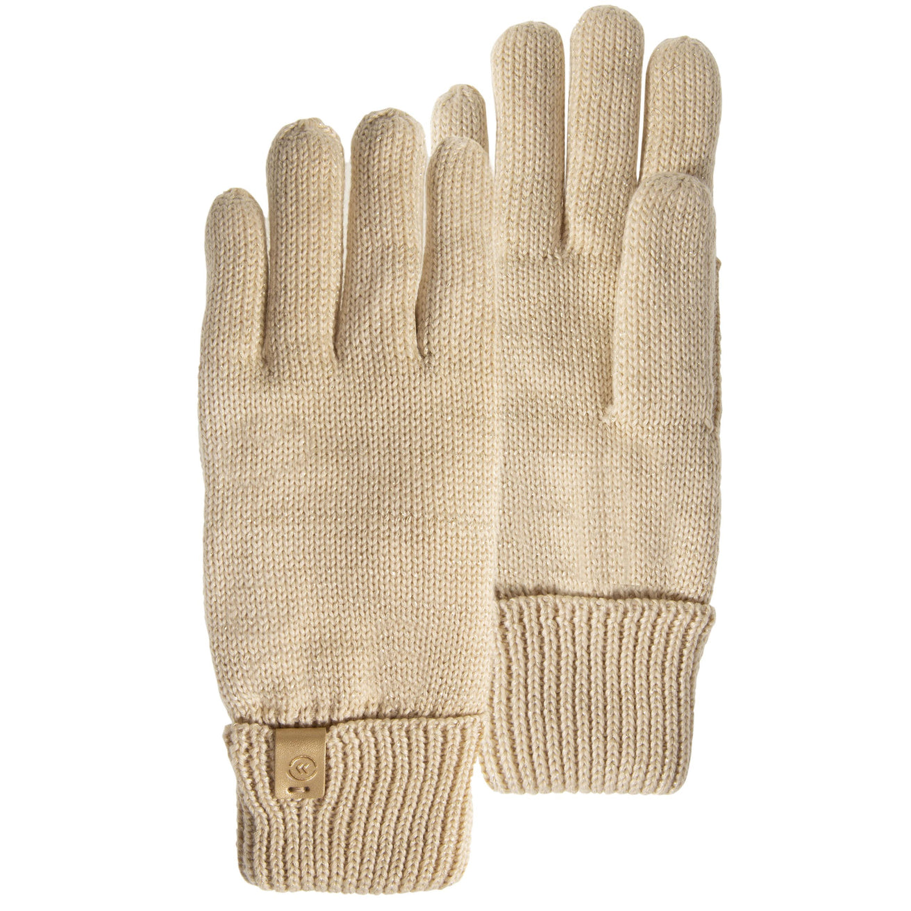 Gants Femme Maille recyclée Beige