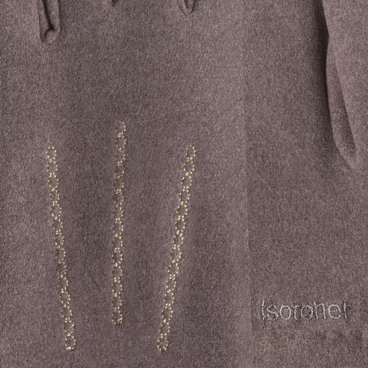 Gants Femme Microfibre Tactiles Taupe