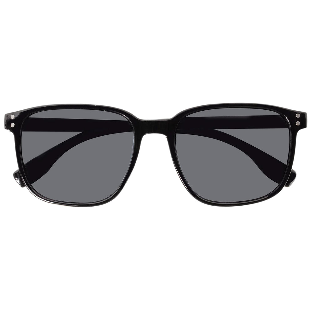 Lunettes de soleil Mixtes rectangulaires Noir - Isotoner