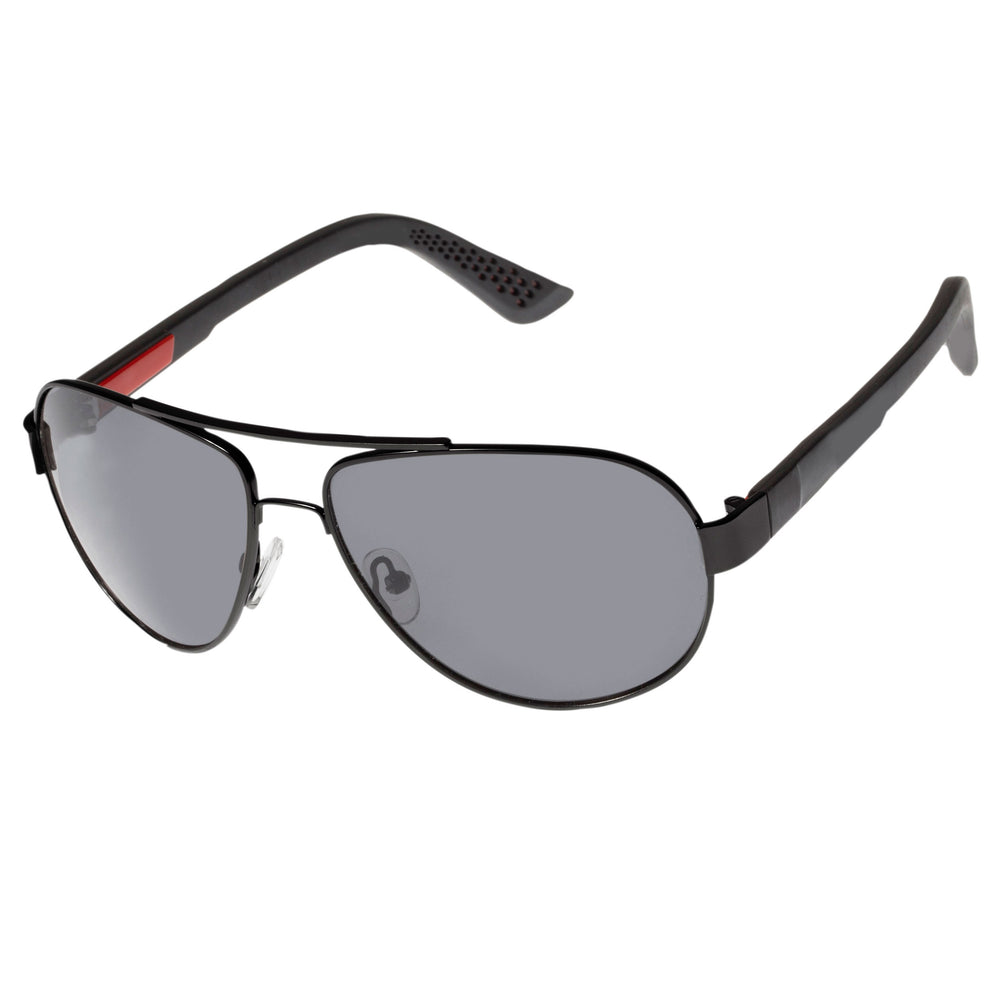 Lunettes de soleil Homme Noir métalique - Isotoner