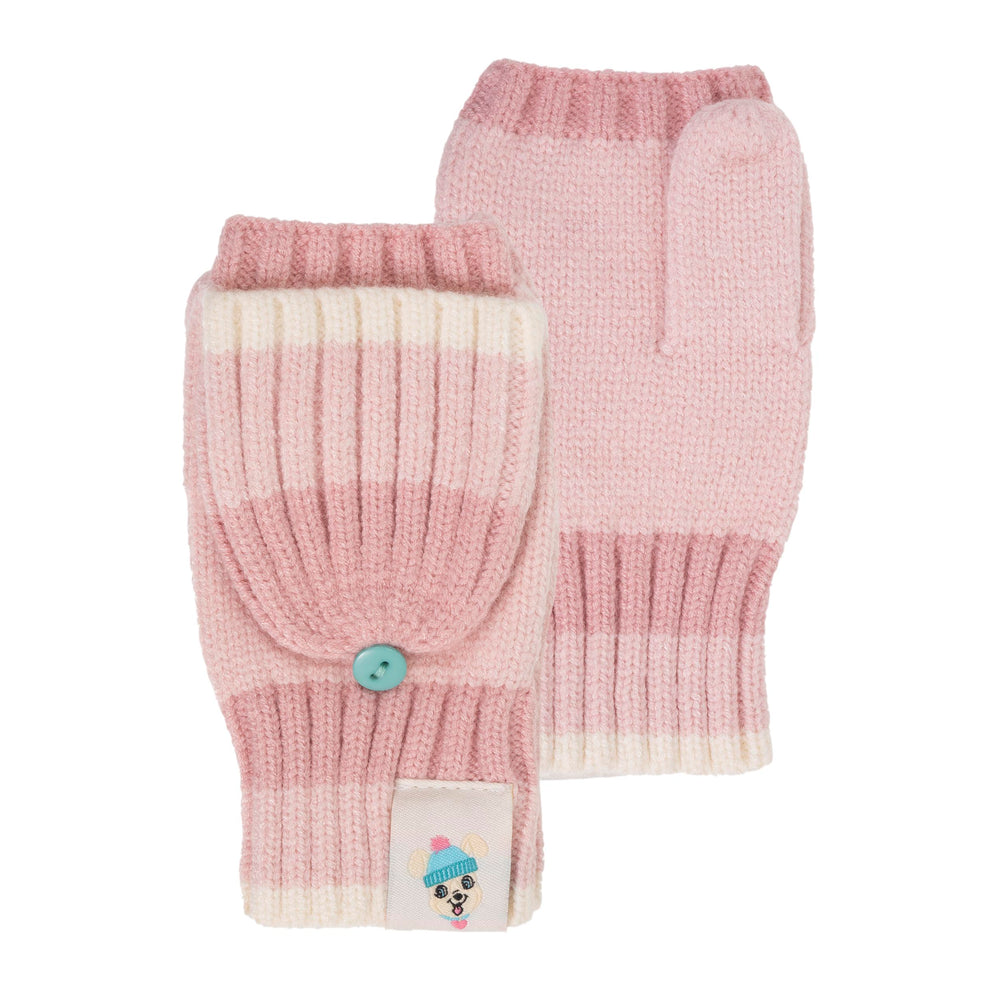 Mitaines Enfant moufles 6/8 ans doux Rose - Isotoner