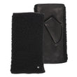 Mitaines Femme Cuir Sherpa/Noir