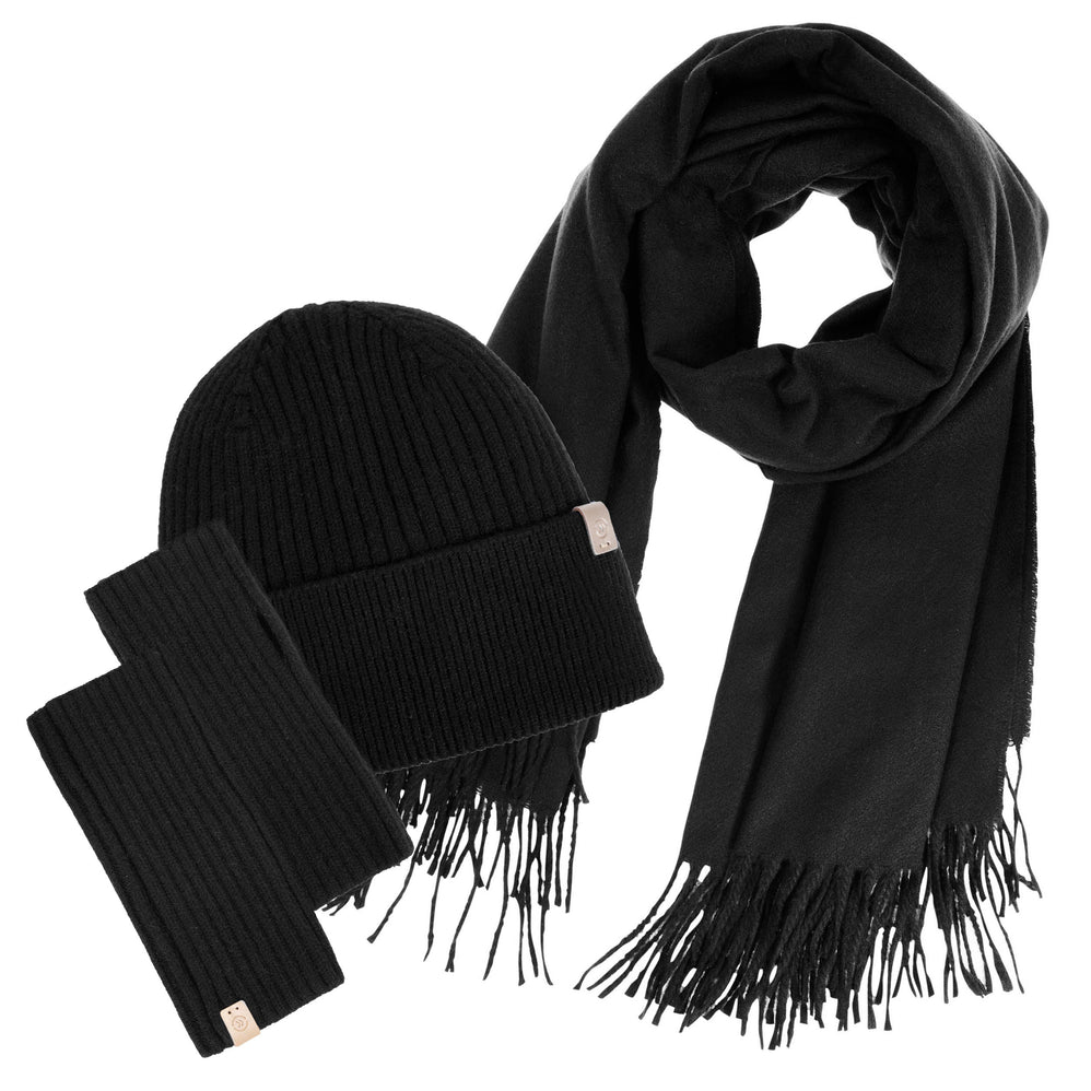 Mitaines Femme maille Ultra-doux Noir - Isotoner