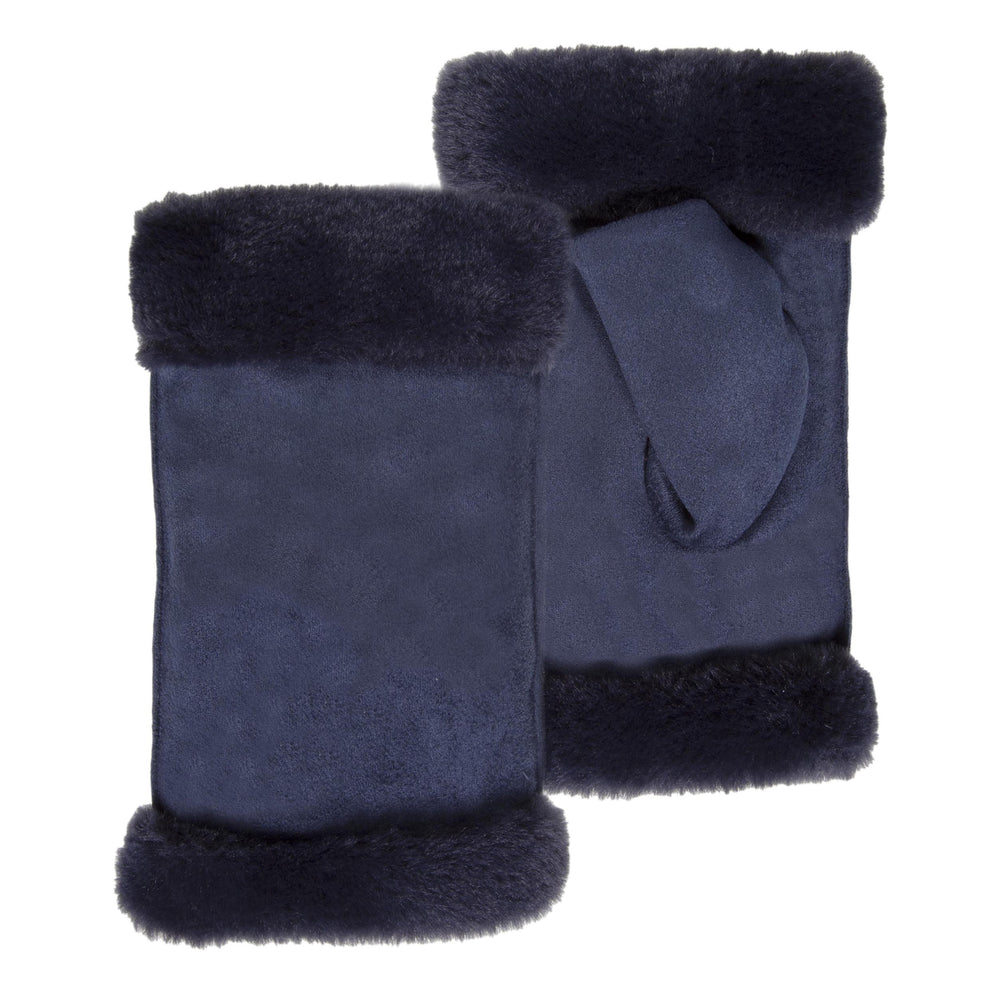 Mitaines Femme bord imitation fourrure Denim - Isotoner