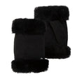 Mitaines Femme cuir chaud Noir