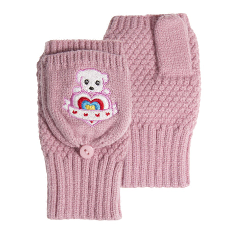 Mitaines moufles Enfant 6/8 ans Soft Touch Rose - Isotoner