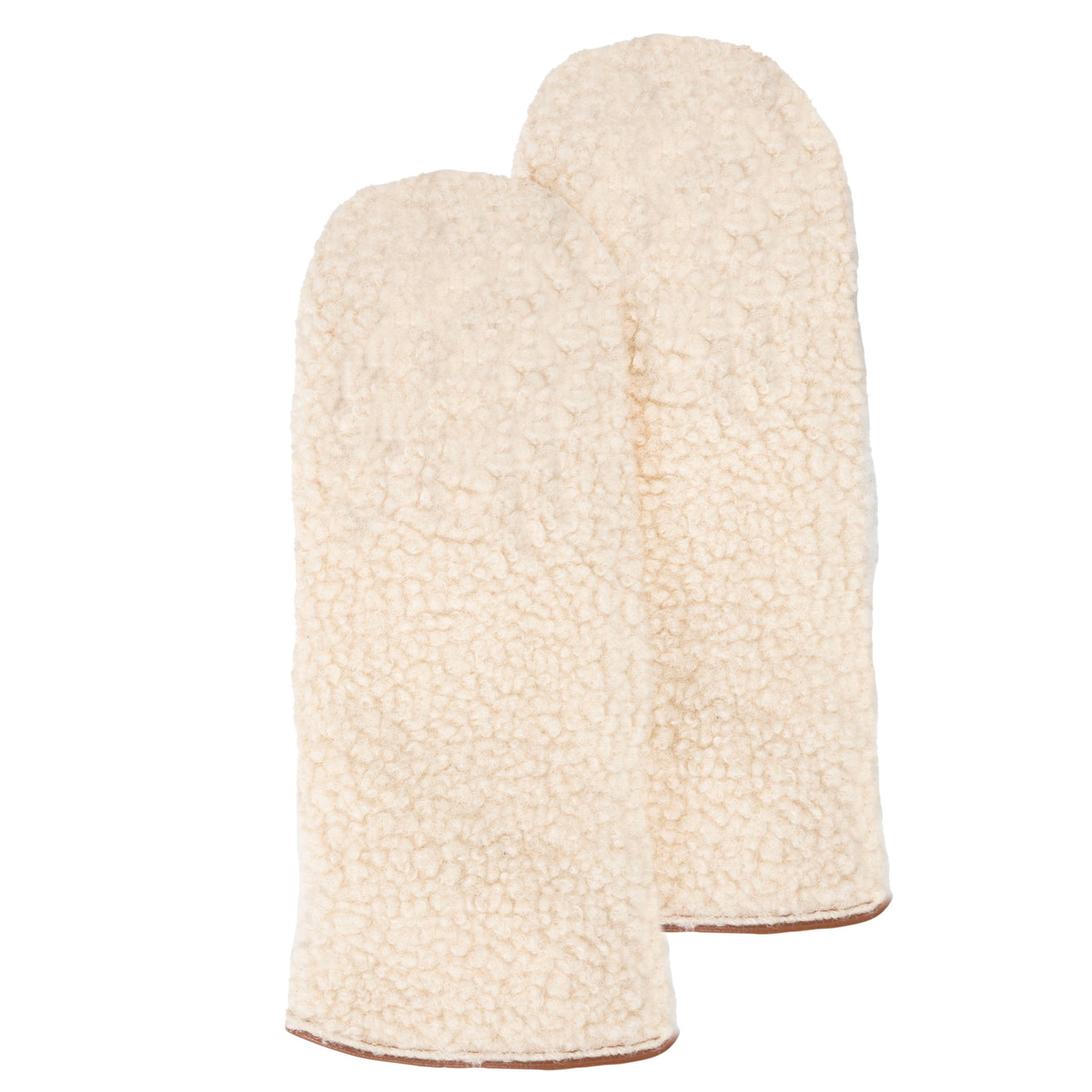 Moufles Femme tactiles Cuir Chaud Cognac