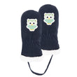 Moufles Enfant 2/4 ans Hibou Marine