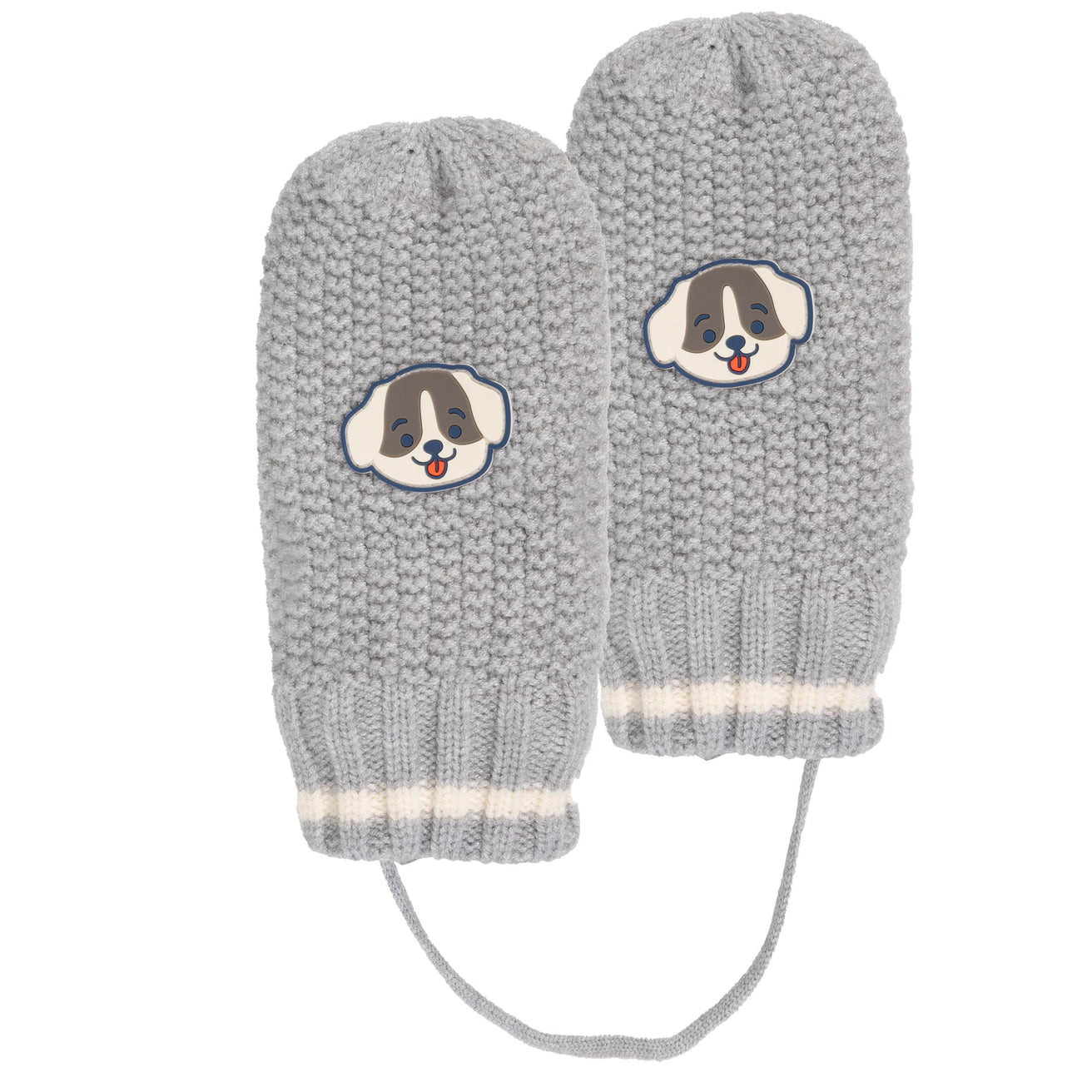 Moufles Enfant maille Soft Touch 2/4 ans Gris chien