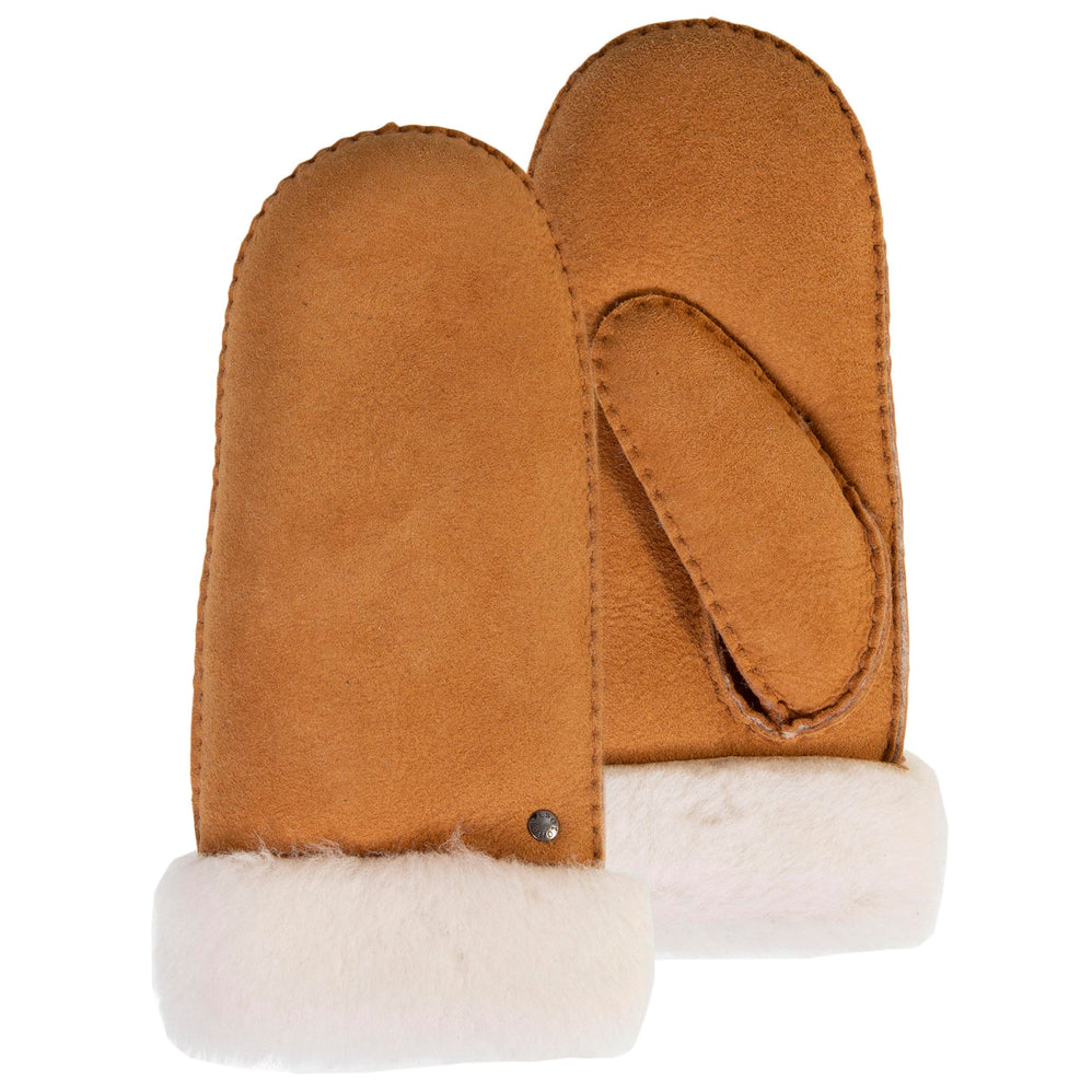 Moufles Femme cuir chaud Caramel - Isotoner