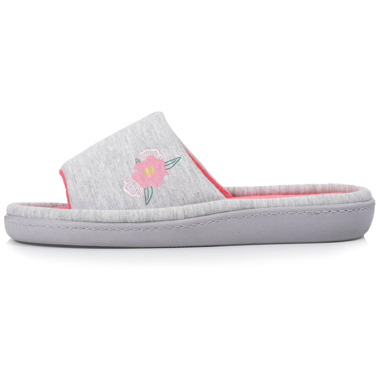 Chaussons sandales Femme Gris chiné
