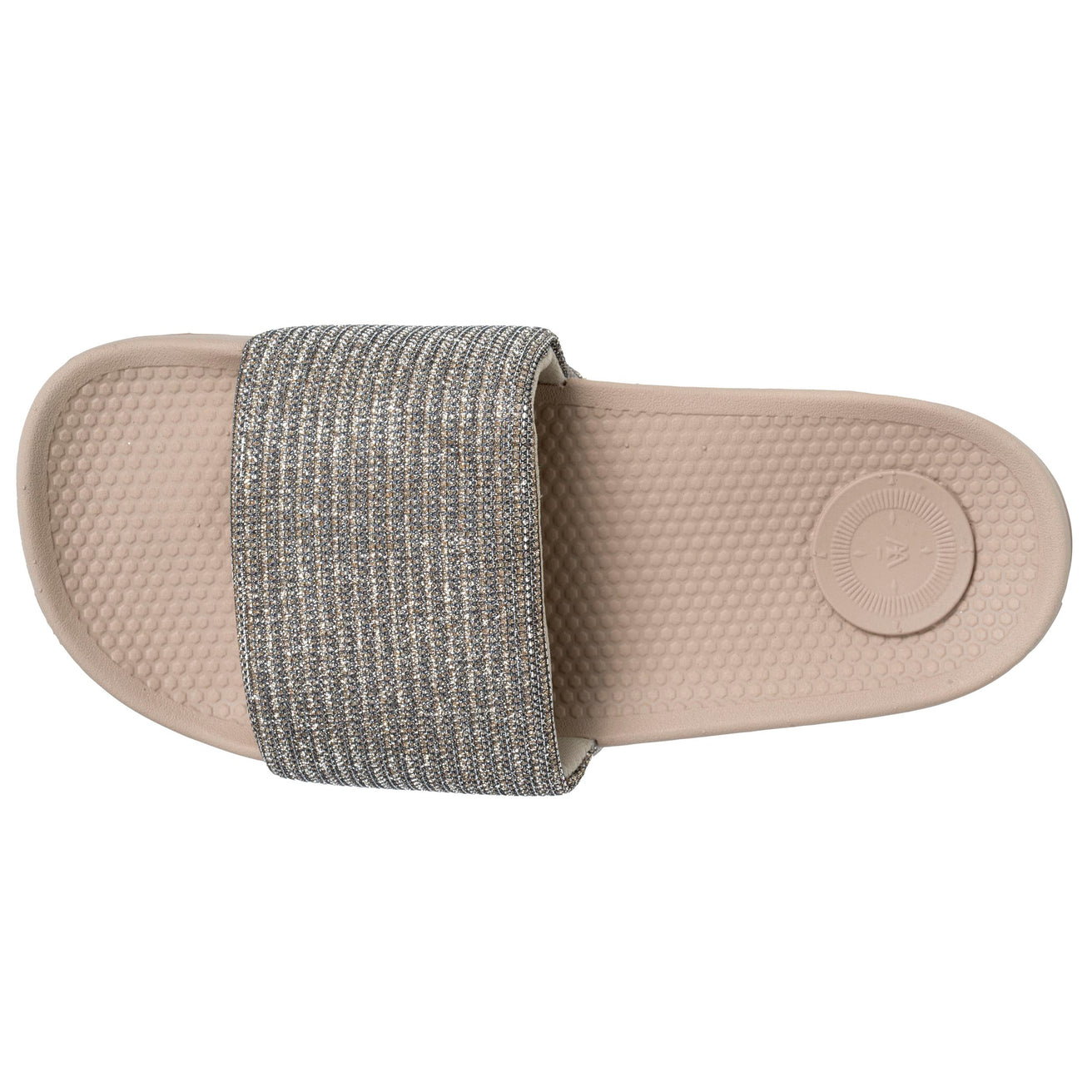 Mules Claquettes Femme EVERYWEAR™ Beige Strass