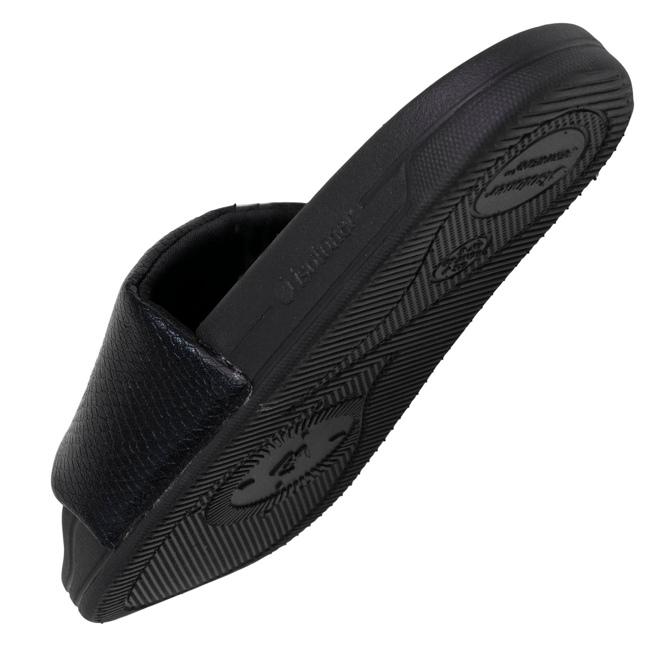 Mules Claquettes Femme EVERYWEAR™ Noir Serpent