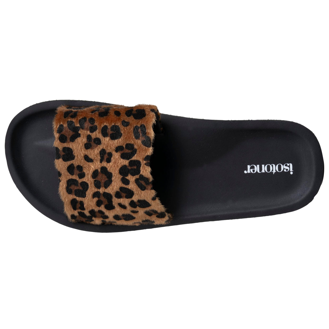 Mules Femme moulées Léopard/Noir