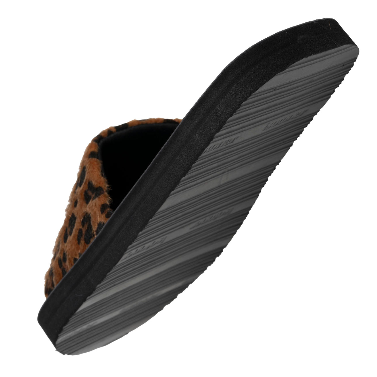 Mules Femme moulées Léopard/Noir