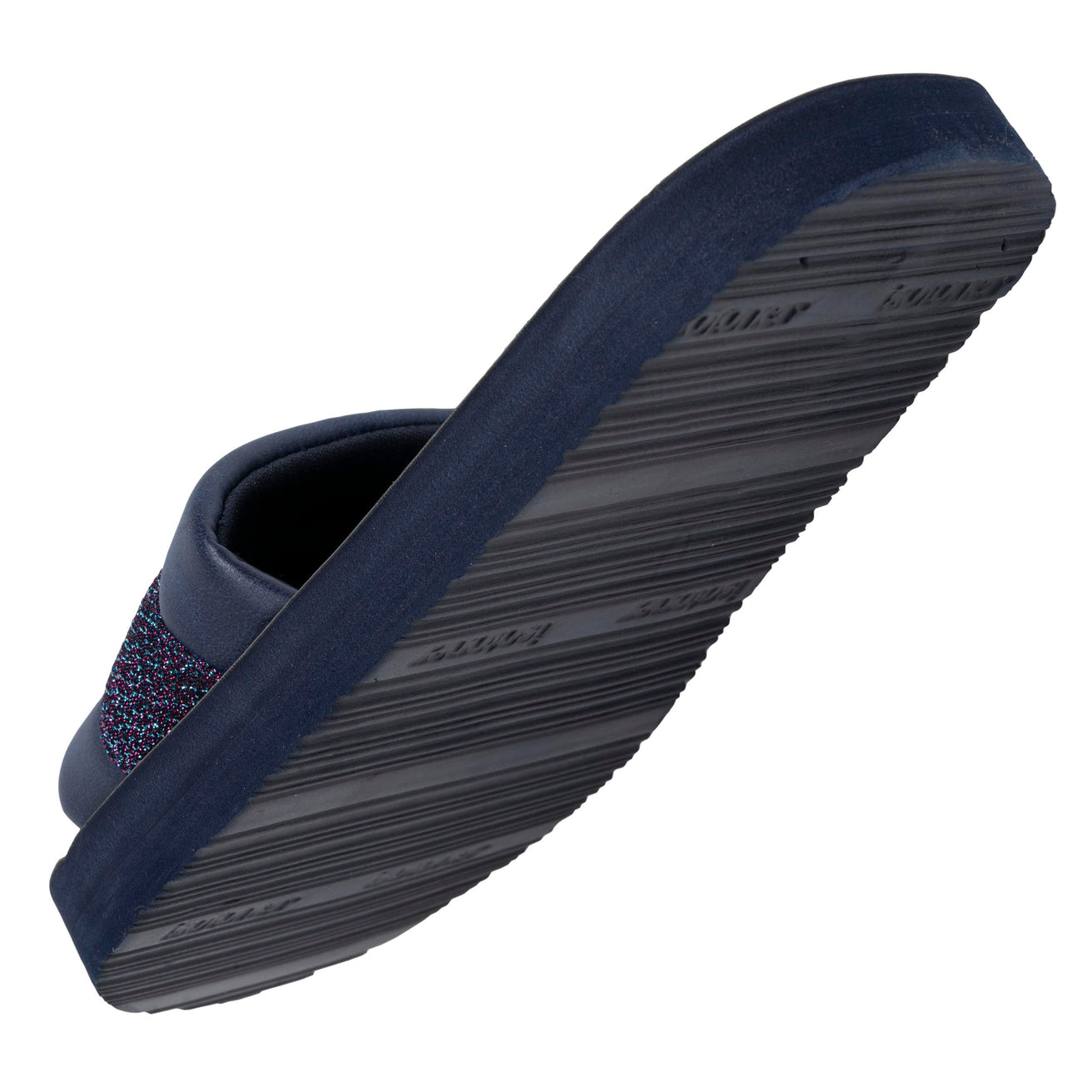 Mules Femme moulées Marine Pailleté